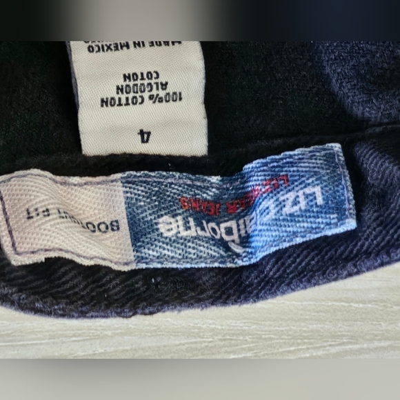 Liz Claiborne Women's Bootcut Fit Original Liz Black Jeans Size 4. - Picture 5 of 9